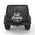 FUR MAMA PEARL  WHITE CARBON FIBER TIRE COVER