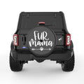 FUR MAMA BLACK CARBON FIBER TIRE COVER