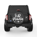 FUR MAMA BLACK TIRE COVER