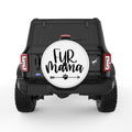 FUR MAMA WHITE TIRE COVER