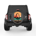 GATEWAY ARCH BLACK CARBON FIBER TIRE COVER