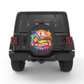 GEORGIA PEARL  WHITE CARBON FIBER TIRE COVER