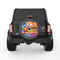 GEORGIA BLACK CARBON FIBER TIRE COVER