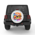 GEORGIA SILVER CARBON FIBER TIRE COVER