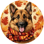 GERMAN SHEPHERD AUTUMN