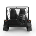 GET OFF MY TAIL CAT BLACK CARBON FIBER TIRE COVER FOR MOKE