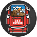 GET OUTSIDE BLACK TIRE COVER