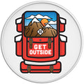 GET OUTSIDE WHITE TIRE COVER