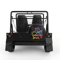 GIRLS JUST WANNA HAVE SUN BLACK TIRE COVER FOR MOKE