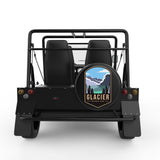 GLACIER BLACK TIRE COVER FOR MOKE