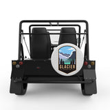 GLACIER WHITE CARBON FIBER TIRE COVER FOR MOKE