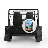 GLACIER WHITE TIRE COVER FOR MOKE
