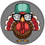 GOBBLE GOBBLE SILVER CARBON FIBER TIRE COVER