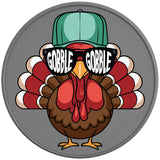 GOBBLE GOBBLE SILVER CARBON FIBER TIRE COVER