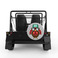 GOBBLE GOBBLE SILVER CARBON FIBER TIRE COVER FOR MOKE