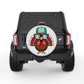 GOBBLE GOBBLE PEARL  WHITE CARBON FIBER TIRE COVER