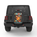 GOBBLE TILL YOU WOBBLE PEARL  WHITE CARBON FIBER TIRE COVER
