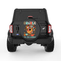 GOBBLE TILL YOU WOBBLE BLACK TIRE COVER