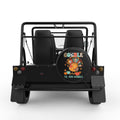 GOBBLE TILL YOU WOBBLE BLACK TIRE COVER FOR MOKE
