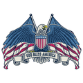 GOD BLESS AMERICA BALD EAGLE