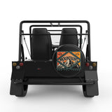 GOING TO THE MOUNTAINS BLACK TIRE COVER FOR MOKE