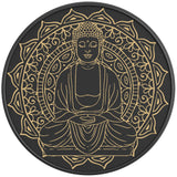 GOLDEN BUDDHA BLACK CARBON FIBER TIRE COVER