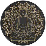 GOLDEN BUDDHA BLACK TIRE COVER