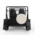 GOLDEN BUDDHA WHITE TIRE COVER FOR MOKE
