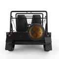 GOLDEN SUN MOON YING YANG BLACK CARBON FIBER TIRE COVER FOR MOKE