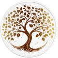 GOLDEN TREE OF LIFE PEARL  WHITE CARBON FIBER TIRE COVER