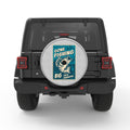 GONE FISHING BIG CATCH GUARANTEED WHITE TIRE COVER