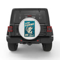 GONE FISHING BIG CATCH GUARANTEED BLACK TIRE COVER