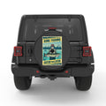 GONE FISHING CATCH YOU LATER BLACK CARBON FIBER TIRE COVER
