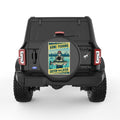 GONE FISHING CATCH YOU LATER BLACK CARBON FIBER TIRE COVER