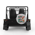 GOOD AT BEING BAD SILVER CARBON FIBER TIRE COVER FOR MOKE