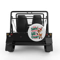 GOOD AT BEING BAD WHITE CARBON FIBER TIRE COVER FOR MOKE
