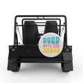 GOOD DAYS ARE AHEAD WHITE CARBON FIBER TIRE COVER FOR MOKE
