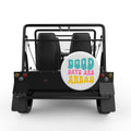 GOOD DAYS ARE AHEAD WHITE TIRE COVER FOR MOKE