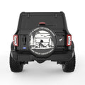 GOOD FRIENDS GOOD ADVENTURES BLACK CARBON FIBER TIRE COVER