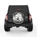 GOOD FRIENDS GOOD ADVENTURES BLACK TIRE COVER
