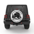 GOOD FRIENDS GOOD ADVENTURES SILVER CARBON FIBER TIRE COVER