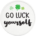 GO LUCK YOURSELF BLACK TIRE COVER
