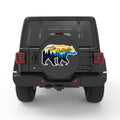 GO OUTSIDE BEAR PEARL  WHITE CARBON FIBER TIRE COVER