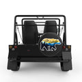 GO OUTSIDE BEAR BLACK CARBON FIBER TIRE COVER FOR MOKE