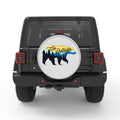 GO OUTSIDE BEAR SILVER CARBON FIBER TIRE COVER