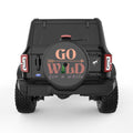GO WILD BLACK CARBON FIBER TIRE COVER