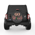 GO WILD BLACK TIRE COVER