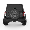 GO WILD FOR A WHILE BLACK TIRE COVER