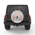 GO WILD WHITE TIRE COVER
