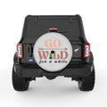 GO WILD SILVER CARBON FIBER TIRE COVER